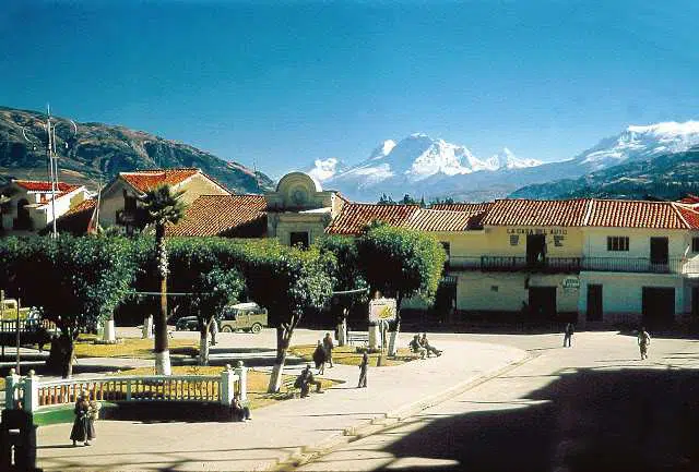 Foto de Huaraz del año 1957